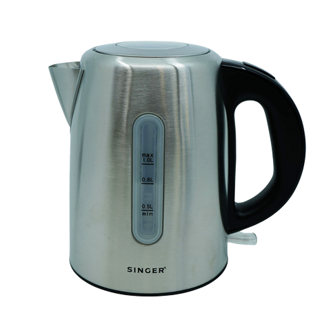 SINGER 1 Litre Stainless Steel Kettle