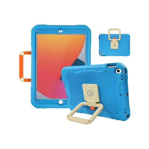 3sixT Kids Safe Tablet Case for iPad 10.2 Gen 7/8/9 - Blue - Blue