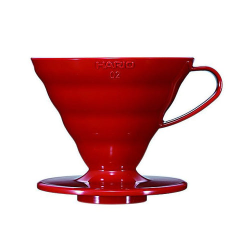 Hario V60 Plastic Dripper - 2 Cup / Red