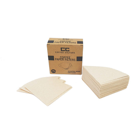 Coffee Culture 2-Cup Coffee Pour Over Brewing Paper Filter Size 1 (100pc)