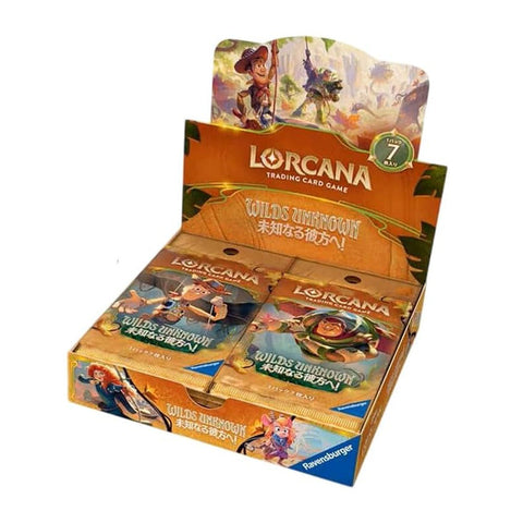 Ravensburger Disney Lorcana TCG S12 Wilds Unknown Booster Box Japanese