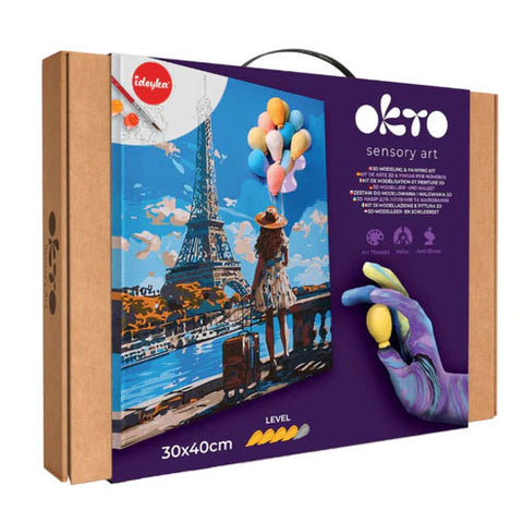 Okto 3D Modeling+Painting Kit 30x40cm - Greetings from Paris