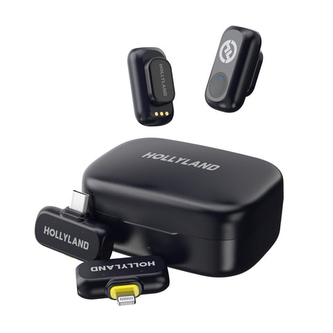 Hollyland Lark A1 Wireless Microphone Kit for Smartphones (Black)