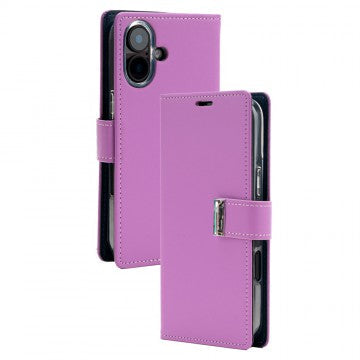 Goospery Rich Diary for iPhone 17 - Purple, Non-Magsafe