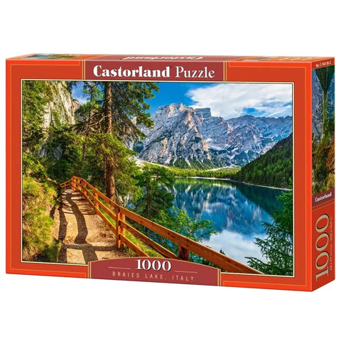 Castorland 1000-Pieces Braies Lake Italy Puzzle