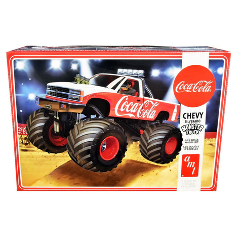 AMT 1/25 1988 Chevy Silverado Monster Truck CocaCola Plastic Model Kit