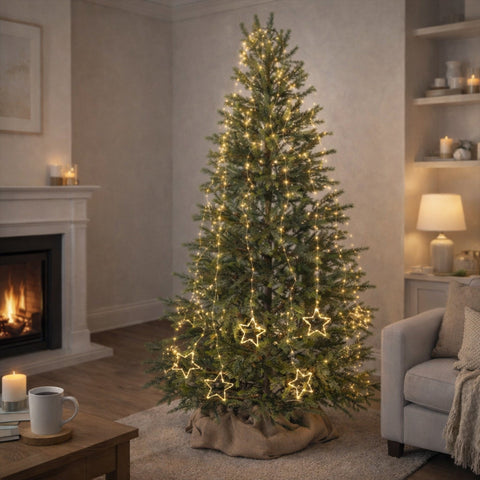Lexi Lighting 2.1M Micro Dewdrop Branch Light With Star