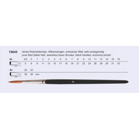 Vp Leonhardy Fine Hair Hobby Brush 2