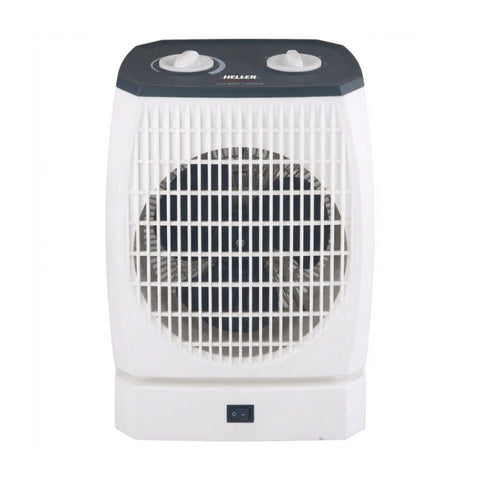 Heller Home Powerful Portable Oscillating Upright Fan Heater