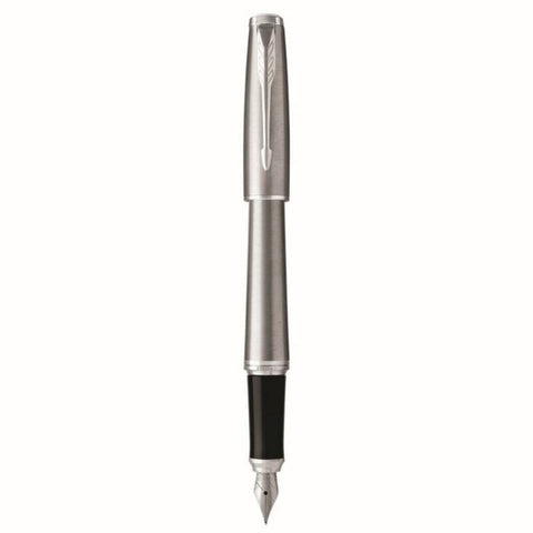 Parker Urban Metro Fountain Pen Metallic Chrome Trim Medium Nib