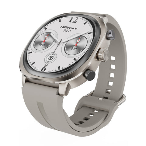 HiFuture AIX LITE AMOLED Wireless Bluetooth Smart Watch 1.43" Display Gold