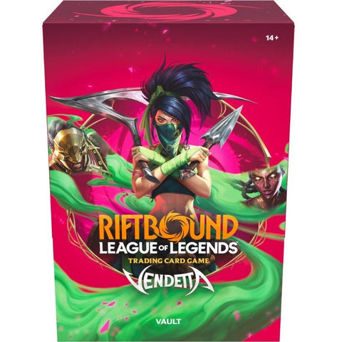 Riftbound League of Legends Vendetta Vault Booster Packs Storage Box