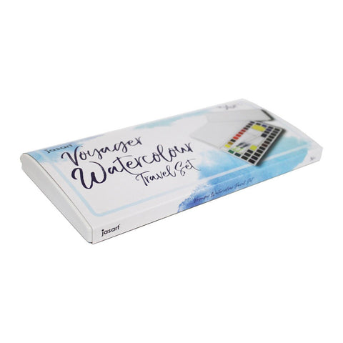 Jasart Voyager Art/Craft 36-Watercolour Painting Travel Set with Storage Case
