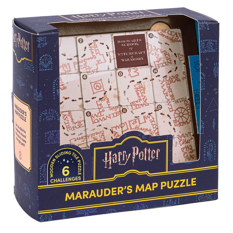 Professor Puzzle Harry Potter Marauder's Map Sliding Block Puzzle
