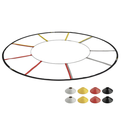 SKLZ Reactive Circular Agility Training Ladder Set With 8 Cones Portable