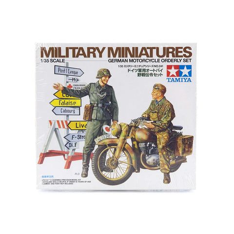 Tamiya 1/35 German Motorcycle Orderly Set Scaled Plastic Model Kit