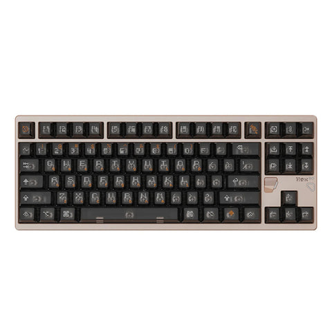 Qwertykeys QK&ATK HEX80 8K HE Wired Magnetic Custom Keyboard (Anodized Sandgold)