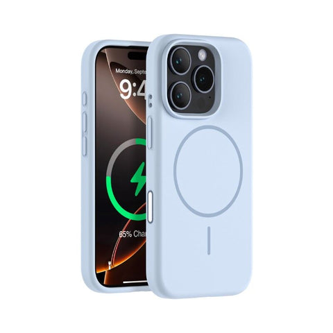 iShield Ultra MagSafe Silicon Case - iPhone 16 Pro Sky Blue