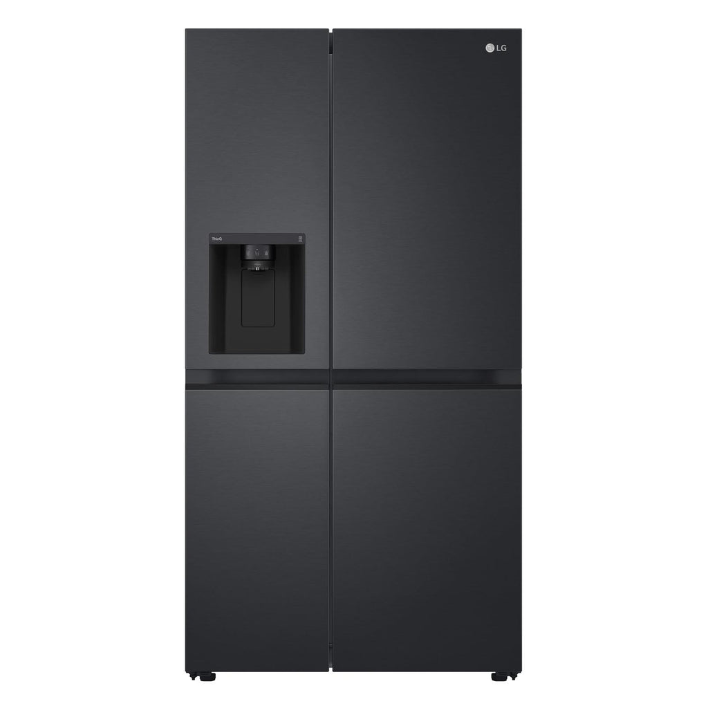 LG GSL600MBL 635L Side by Side Fridge (Matte Black) JB HiFi