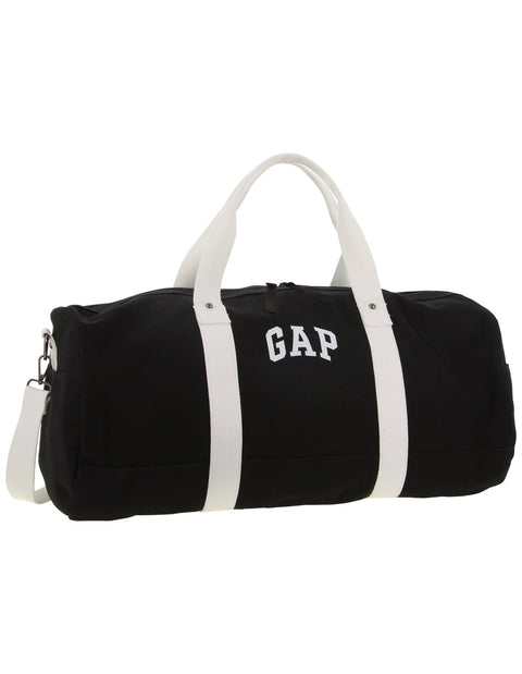 GAP Unisex Travel Canvas Overnighter/Duffle Barrell Bag 57x29cm Black