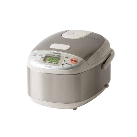 Rice Logic Zojirushi MICOM Fuzzy Logic 3-cup rice cooker, NS-LAQ05 (3-cups) - JB Hi-Fi
