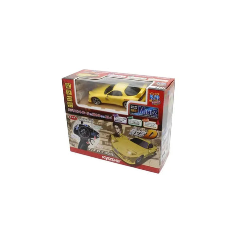 Kyosho 1/28 First Mini-Z Initial D Mazda RX-7 FD3S Yellow