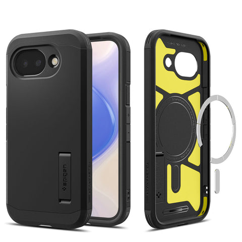 Spigen Google Pixel 10a Tough Armor (MagFit) Case (Black)