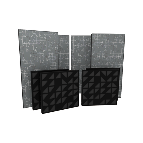 Vicoustic VicCinema Walls&Ceiling Kit Dark Neon Dark Grey (Box of 12)