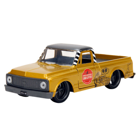 Jada 1:32 Scale Wall-E 1972 Chevrolet Cheyenne Diecast Pickup Truck Model
