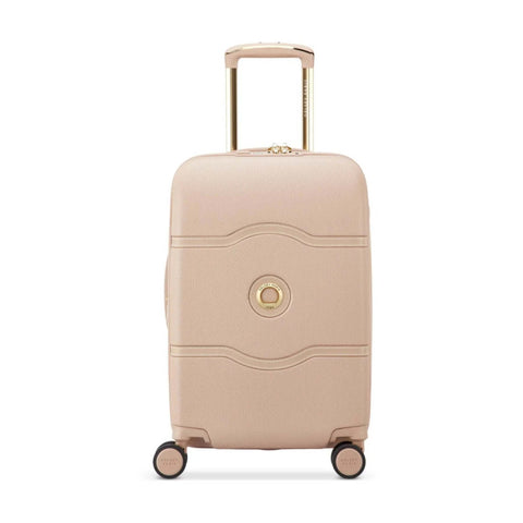 Delsey Luggage Chatelet Air 2.0 4-Wheel Cabin Suitcase USB Beige 55cm