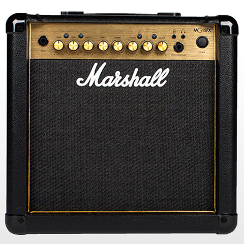 Marshall MG15GFX 4-Channel 38.5cm Amplifier 15W Amp Speaker 8ohm with Digital FX