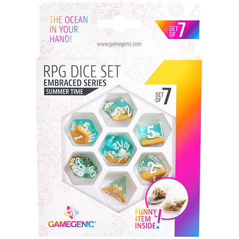 Gamegenic Embraced Series - Summer Time - RPG Dice Set 7pcs