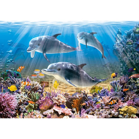 Castorland 500-Pieces Dolphins Underwater Puzzle