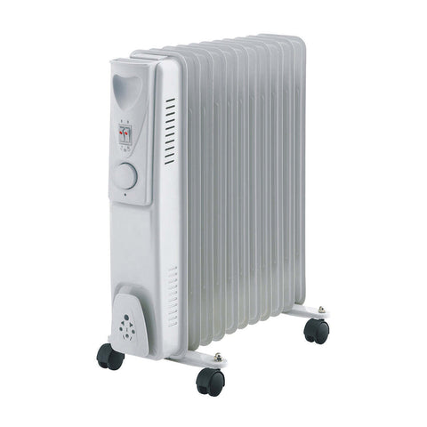 Lenoxx 11-Fin 2400W Wheeled Oil Column Heater 3 Heat Settings