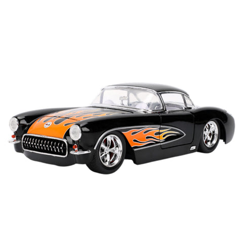 Jada 1:24 Scale Big Time Muscle 1957 Chevrolet Corvette Diecast Car Model