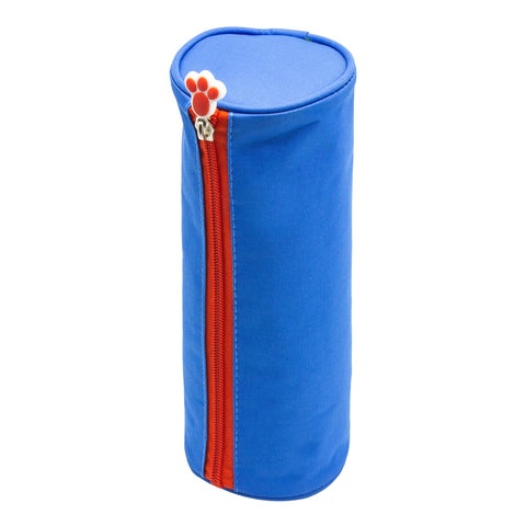 Glitter Critters Barrel Style Roll Me Fabric Kids Pencil Case (Blue)