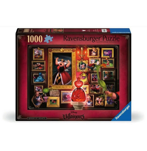 Ravensburger Puzzle 1000pc - Disney Villainous Queen of Hearts