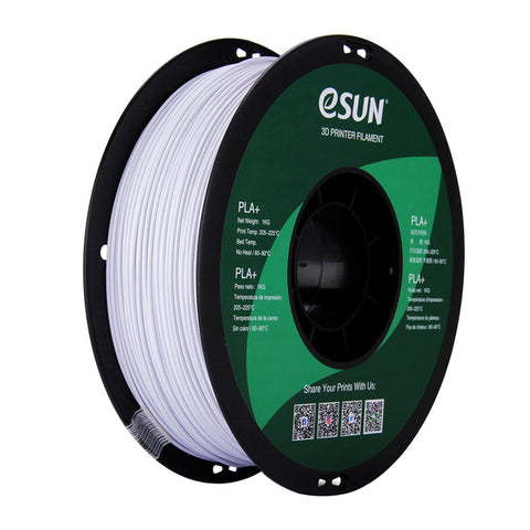 eSUN PLA+ HS High Speed 3D Print Filament 1.75mm 1kg - Cold White