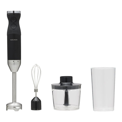 Morphy Richards 800W 3-in-1 Hand Blender Set Whisk Cup Blending Shaft