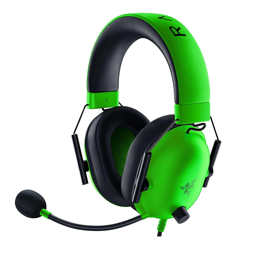 Razer BlackShark V2 X Wired Gaming Headset (Green) JB HiFi