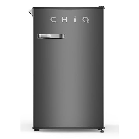CHiQ CRSR090DB1 90L Retro Style Bar Fridge (Black)