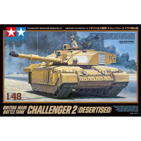 Tamiya 1/48 British Main Battle Tank Challenger 2 (Desertised)