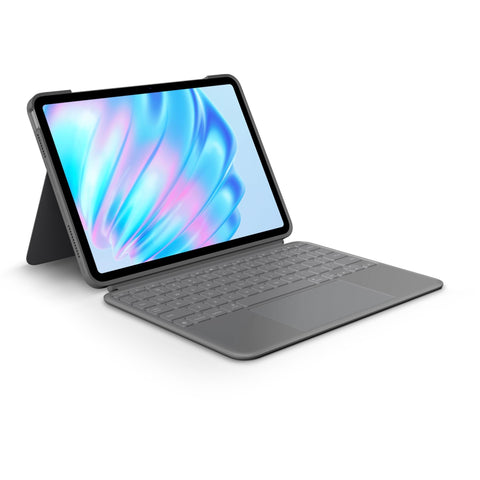 Logitech Combo Touch Keyboard Case for iPad Air 11" M4/M3/M2/5th/4th Gen (Oxford Grey)