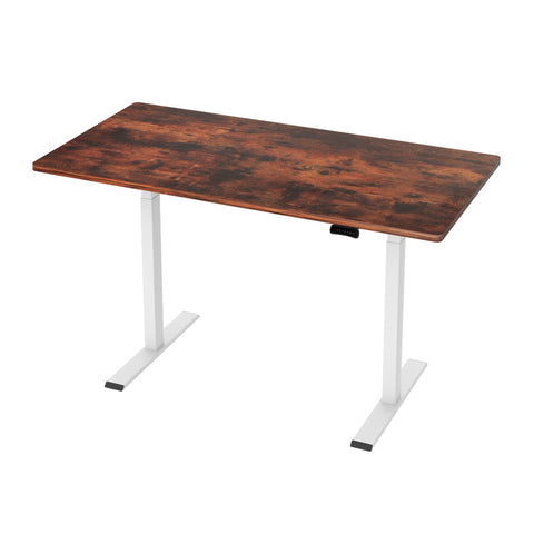 Artiss Standing Desk Motorised Dual Motor 140CM Rustic Brown