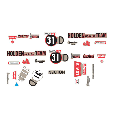 DDA 1:24 Scale #31D LC Torana Bathurst Decal Kit Accessory