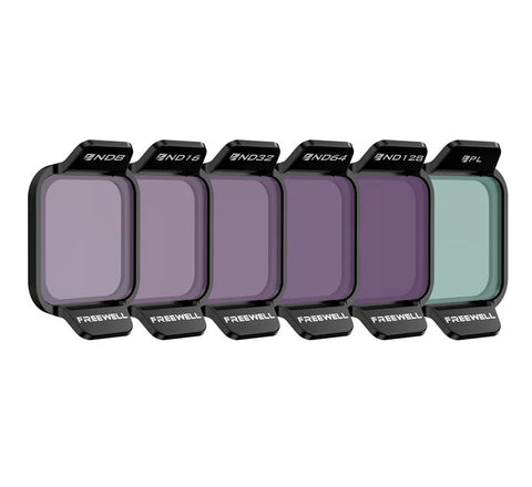 Freewell 6-pack Standard Day ND Filter Set for DJI Flip / DJI Lito X1