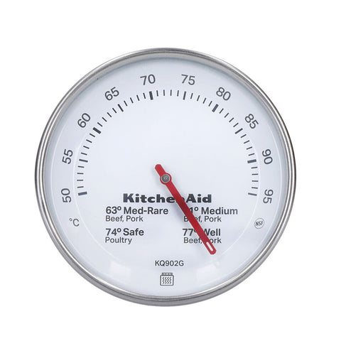 KitchenAid Leave In Cooking Meat Thermometer Stainless Steel 13cm (Silver)