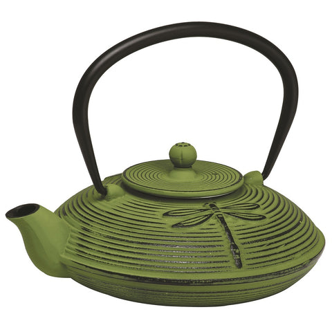 Avanti Cast Iron Teapot - Dragonfly 770Ml - Green