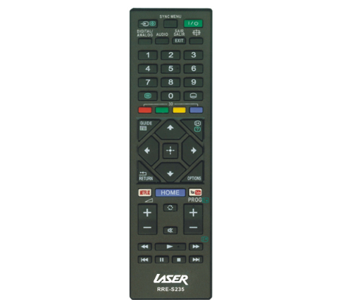 Laser Universal Sony TV Replacement Remote (No Setup)
