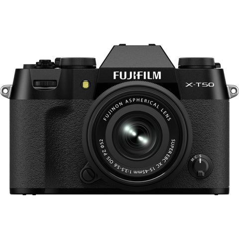 Fujifilm X-T50 Mirrorless Camera with 15-45mm Lens (Black)